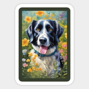 DOG WATERCOLOR HOME DECOR Sticker